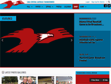 Tablet Screenshot of lcctbirdsports.com